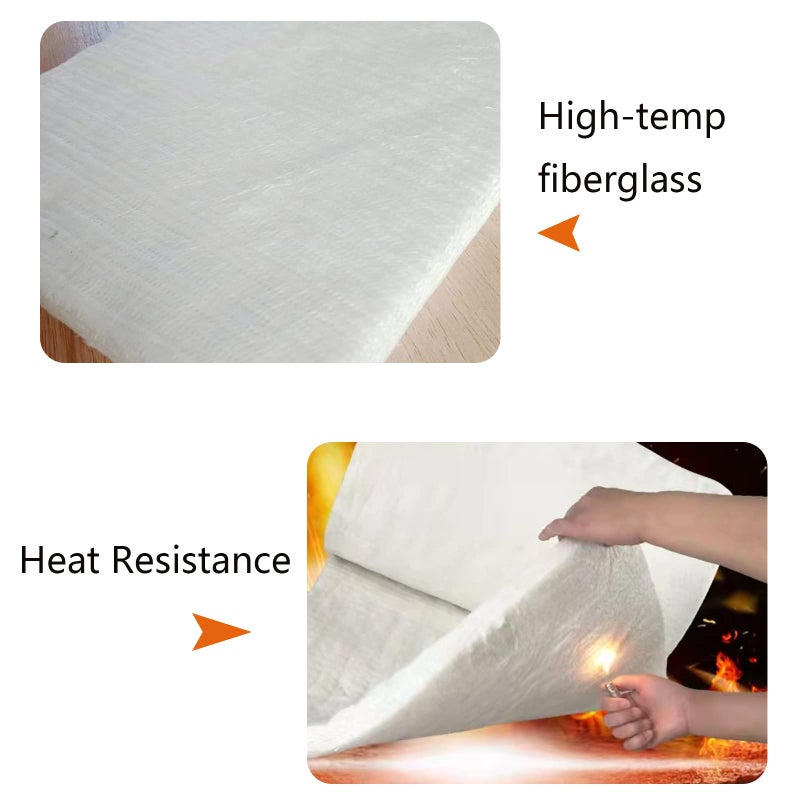 P1Tools Motorcycle Fiberglass Exhaust Muffler Mat for 2-Stroke 4-Stroke ATV Motorcycle Dirt Bike Repack Exhaust Pipe Muffler Silencer Universal Wrap - Image 2